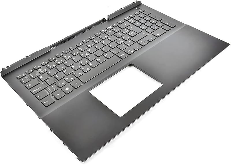 Dell 7566 7567 Palmrest Czech Slovak Backlit Keyboard 0MDC8K 0T3C9W Renewed
