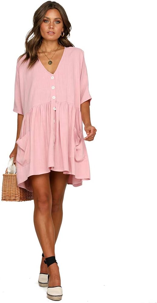 William&Kate Women's Summer Bohemian Floral Printed Wrap V Neck Short Sleeve Long Dress for Beach Party Wedding