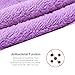 Uarter Hair Turban Towel Twist Wrap Fast Drying Absorbent Microfiber Dry Hair Cap for Bath, Spa, Makeup 23.4 9.8inch (2 Pack) Blue and Purple