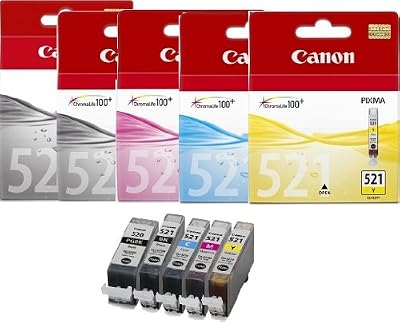 Canon Pixma MP560 Original Printer Ink Cartridges - Cyan Magenta Yellow Black