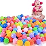 toyofmine 200pcs Colorful Ball Ocean Balls Soft Plastic Ocean Ball Baby Kid Swim Pit Toy Ship from USA