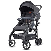 Inglesina Zippy Light Stroller - Car Seat Compatible Lightweight Stroller with Premium Accessories Included {Village Denim}