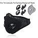 Dustproof Masks - Activated Carbon Dust Mask with Extra Filter Cotton Sheet and Valves for Exhaust Gas, Pollen Allergy, PM2.5, Running, Cycling, Outdoor Activities (Mask Filter 4 PCS, Dust Masks)