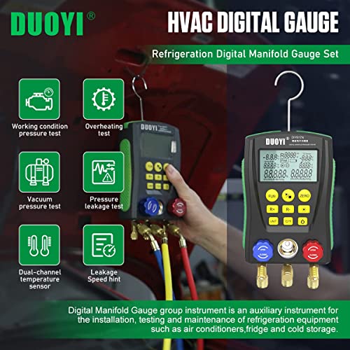 Refrigeration Digital Manifold Gauge Set for Air Conditioning