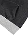 Big Comfy Sweatshirt,Timeson Women's V-Neck Long Sleeve Pullover Hoodies with Buttons Kangaroo Pocket Carbon Black Large