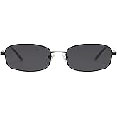 SOJOS Small Trendy Rectangle Sunglasses Womens Mens, Retro 80s 90s Y2k Chic Narrow Thin Skinny Sunnies SJ1187