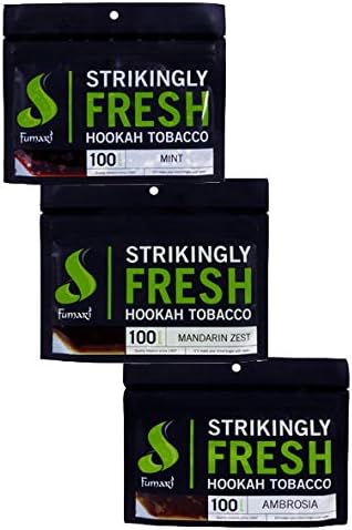 3 Packs Fumari Shisha Tobacco Flavors 100g, Free Shipping
