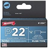 Arrow Staples Use With P-22 (Ace No. 91055) Stapler 1/4 In.