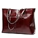 Covelin Women's Handbag Genuine Leather Tote Shoulder Bags Soft Hot