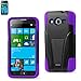 Reiko Silicon Case/Protector Cover for Samsung ATIV S Neo - Non-Retail Packaging - Purple/Black