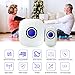 Wireless Doorbell, Smart Doorbell,Waterproof Chime Kit with Over 38 Chimes & Adjustable Volume, Range Up to 1000ft Operating, with Sound and LED Flash Door Bell for Home (1 Receiver&1 Push Butto)