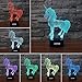 Unicorn 3D Lamp with Remote Unicorn Gifts for Girls(7 Colors Changing)