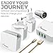 iSkipper Charging Kit | IOS & Android Device Compatible | USB Cable | Worldwide Applicable 3 Ports Home Charger | 2 Ports Car Charger | Advanced Technology | Ultimate Protection | Free E-book Bonus