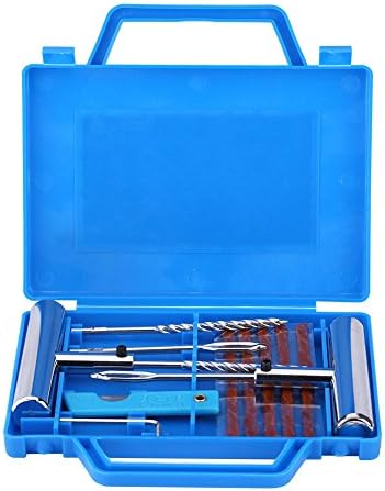 Qiilu パンク修理キット タイヤ診断修理キット タイヤパンク修復ツールセット バイク用 7 Qiilu パンク修理キット タイヤ診断修理キット タイヤパンク修復ツールセット バイク用 7