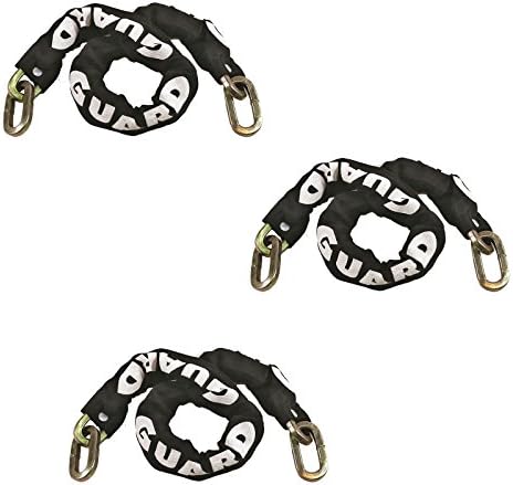 (3 Pack) Guard Security 968 Heavy Duty Hardened Steel Square Link Bike Chain