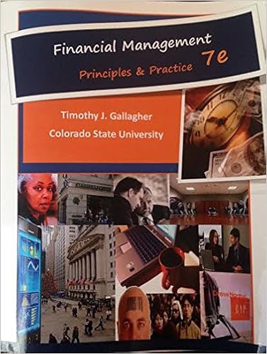 Financial Management Principles And Practices 7th Ed Gallagher 9780996095464 Books