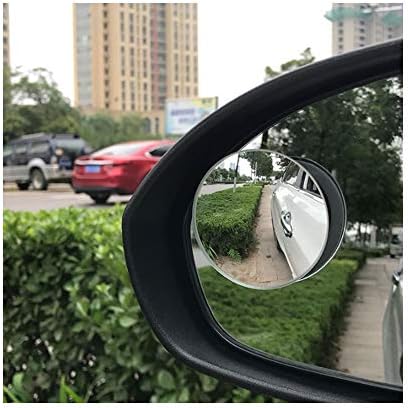 QCHSJLLL 2Pcs Car Wide Angle Small Round Mirror Rear View Mirror For Infiniti Fx35 Fx37 Ex25 G37 G35 G25 Q50 Qx50 Ex37 Fx45
