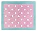 Sweet Jojo Designs Turquoise and Pink Polka Dot Skylar Girls Accent Floor Rug