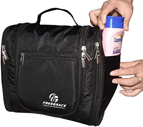 Hanging Toiletry Bag Extra Large Capacity | Premium Travel Organizer Bags For Men And Women | Durable Waterproof Nylon Bathroom, Shower, Makeup Bag For Toiletries, Cosmetics, Brushes 5 Hanging Toiletry Bag Extra Large Capacity | Premium Travel Organizer Bags For Men And Women | Durable Waterproof Nylon Bathroom, Shower, Makeup Bag For Toiletries, Cosmetics, Brushes