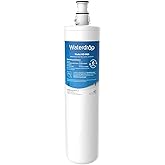 Waterdrop 3US-MAX-F01 3US-PF01 Maximum Replacement Filter, Replacement for Filtrete® Advanced 3US-PF01, 3US-MAX-F01, 3US-PS01, 3US-MAX-S01, Manitowoc K-00337, K-00338, NSF/ANSI 42 Certified