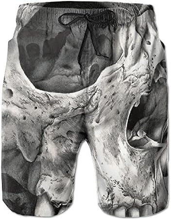 Real Skull Novelty Beach Shorts Beachwear Jogging