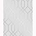 Quartz Trellis Geometric Wallpaper Silver and Grey Fine Decor FD42304
