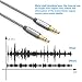 Auxiliary Stereo Audio Cable,idaye 10ft/3m Nylon Braided 2 Pack AUX cord,3.5mm Male to Male Stereo Jack Cord for Phones/iPad/iPod/Headphones/Speakers/Tablets/PCs/MP3 players and more