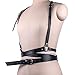 Wyenliz Women's Waist Belts Punk Harajuku Faux Leather Harness Straps Adjustable