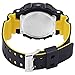 Casio G-Shock Men's Analog-Digital Black & Yellow Resin Strap Watch GA100BY-1A