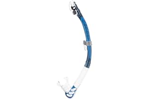 Cressi Foldable Adult Dry Snorkel for Scuba Diving, Snorkeling - Alpha Ultra Dry Made in Italy
