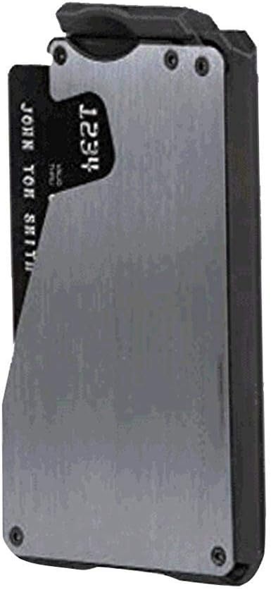 HEYJUDY Carbon Fiber Card Pack Bank Credit Card Pack New Minimalist Wallet for Men Prevents Wireless Theft