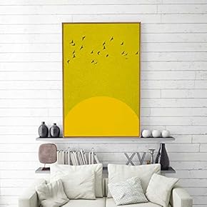 Framed Nordic Abstract Home Artwork for Living Room Bedroom