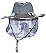 JFH GROUP Wide Brim Unisex Safari Outback Summer Mesh Hat with Neck Flap (FBN City Camo L)