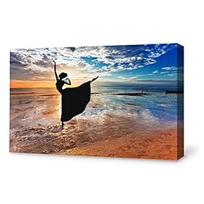 Canvas Wall Art for Living Room,Bedroom Home Artwork Paintings Charming Sunset Ready to Hang - 12x18 inches