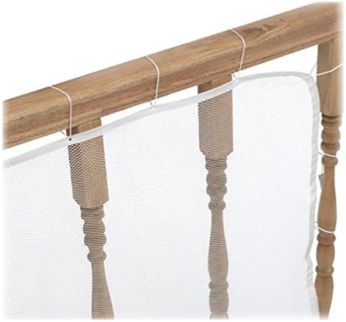 Jiele Balcony Stairs Safety Net Balcony and Stairway Railing Safety Durable Baby Toddlers Kids Pet Safety Banister Stair Mesh Net Protector (9.82.4ft)