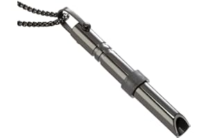 MILUMBER Breathing Necklace to Relieve Anxiety and Stress, Fum Airless Inhaler Meditation Tool Necklace for Breathing Exercises, Smoking Cessation Aid Breathing Necklace, Smoking Cessation Tool, Black