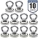 Super Strong Neodymium Magnetic Hooks, 40 lbs(18 KG) Pulling Force Rare Earth Magnet with Countersunk Hole Eyebolt for Organizing Indoor/Outdoor,Kitchen,Workshop,Home(10 Pack)