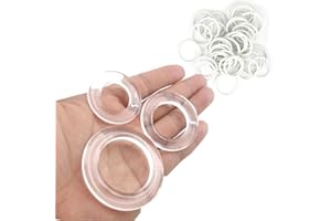 Invisible Clothing Cinch Clips Set – Rings + Rubber Bands to Style Dresses, Shirts, Skirts & Scarves – Adjustable Fashion Acc