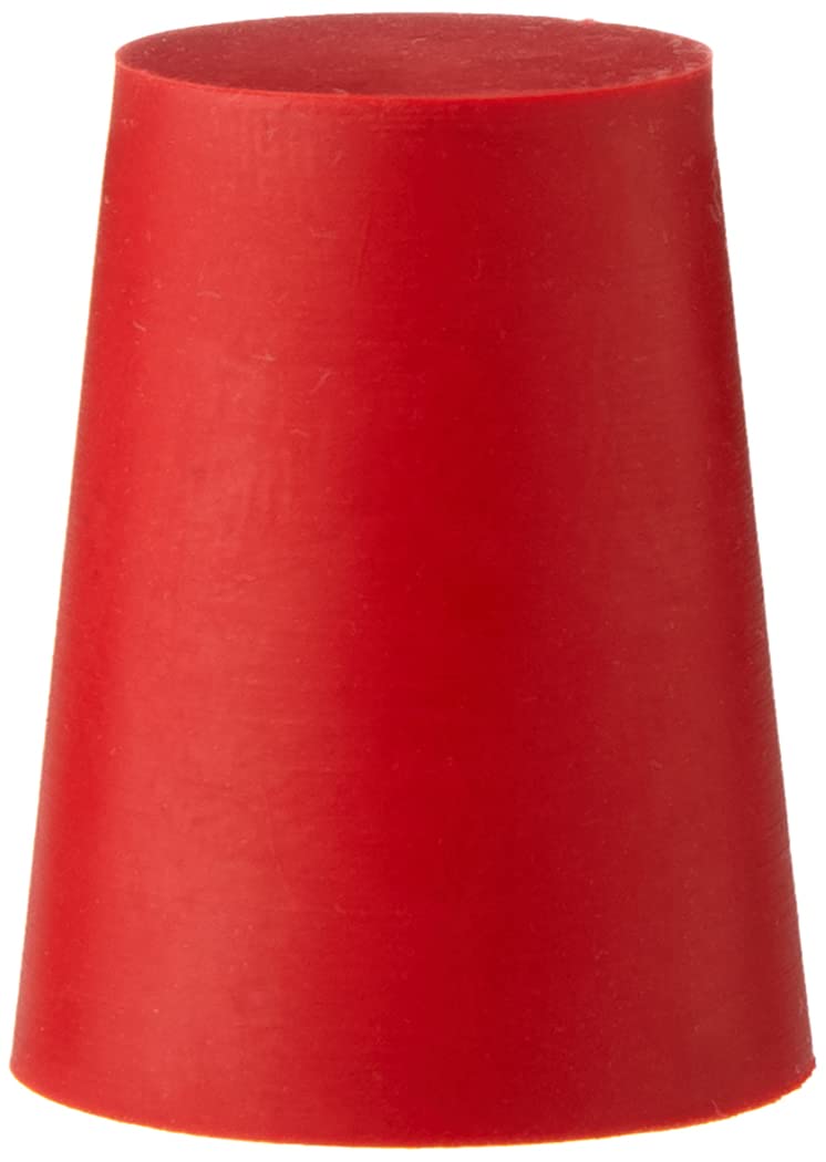 Neolab 1 1017 Rubber Plugs, 24 mm x 18 mm/30 mm high – Red (Pack of 10)
