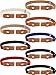 9 Pieces Buckle-free Kids Belts Adjustable Elastic Belts Stretch Waistbelt for Boys and Girls