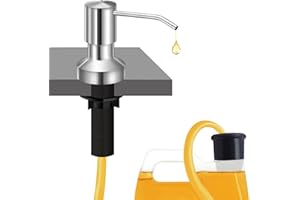 Sink Soap Dispenser for Kitchen Sink, Countertop Built in Sink Soap Dispenser with 47”Extension Tube kit, No Need to Fill The