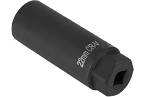 Aramox Oxygen Sensor Socket, Universal Car O2 Oxygen Sensor Removal Socket 7/8" 22mm 3/8" Drive Tool