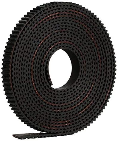 madridgadgetstore® Timing Belt GT2 2 mts 2 Meters 6 mm 6 mm Pulley Shaft Motor for 3d printer print leon3d Legio RepRap Prusa i3 3d Rostock Kossel Machine CNC Reinforced with Fibreglass