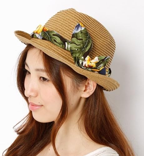Amazon ナノ ユニバース ザ ファーストフロアーl Nano Universe The 1st Floor Summer Print Hat ブルー F 服 ファッション小物 通販