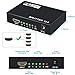 4K HDMI Splitter 1 in 2 3 4 Out 4K@30HZ, WEILIANTE V1.4 HDCP Powered HDMI Splitter with AC Adaptor 1 Input to 4 Outputs, Supports 3D 4K HD1080P for PS4 XboxRoku Blu-Ray Player Apple TV HDTV