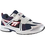 HI-TEC FULCRUM EZ JR Kids Big Boys Trainers (11 US Junior) (Navy/Silver/Red)