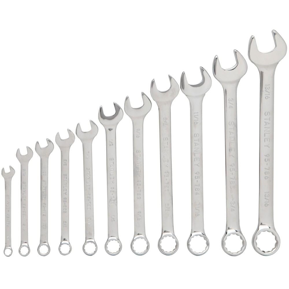 Stanley 94-385W Combination Wrench Set SAE, 11-Pack