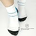 3 Pairs Sport Plantar Fasciitis Arch Support Low Cut Running Gym Compression Foot Socks / Foot Sleeves,White,Large / X-Large