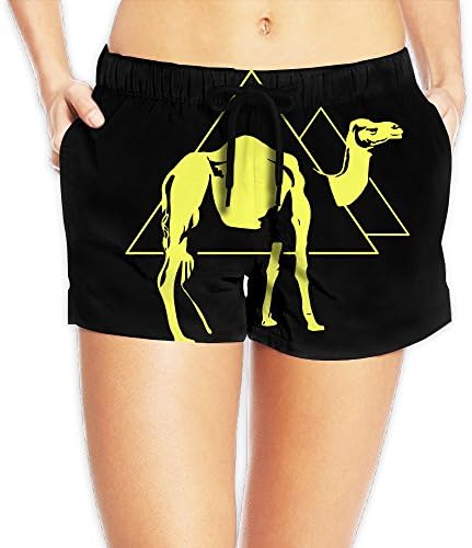 Desert Camel Nights Women's Fashion Surfing Boardshort Beach Shorts S