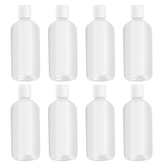 clear plastic squeeze bottles with cap
